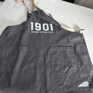 Indian Motorcycle Gray Apron